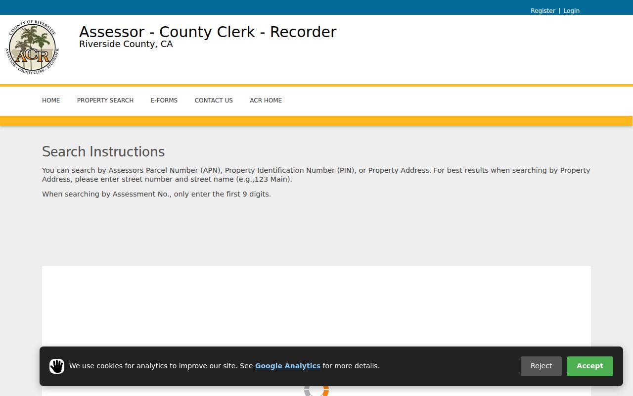 Coachella residents directory Riverside assessor property search