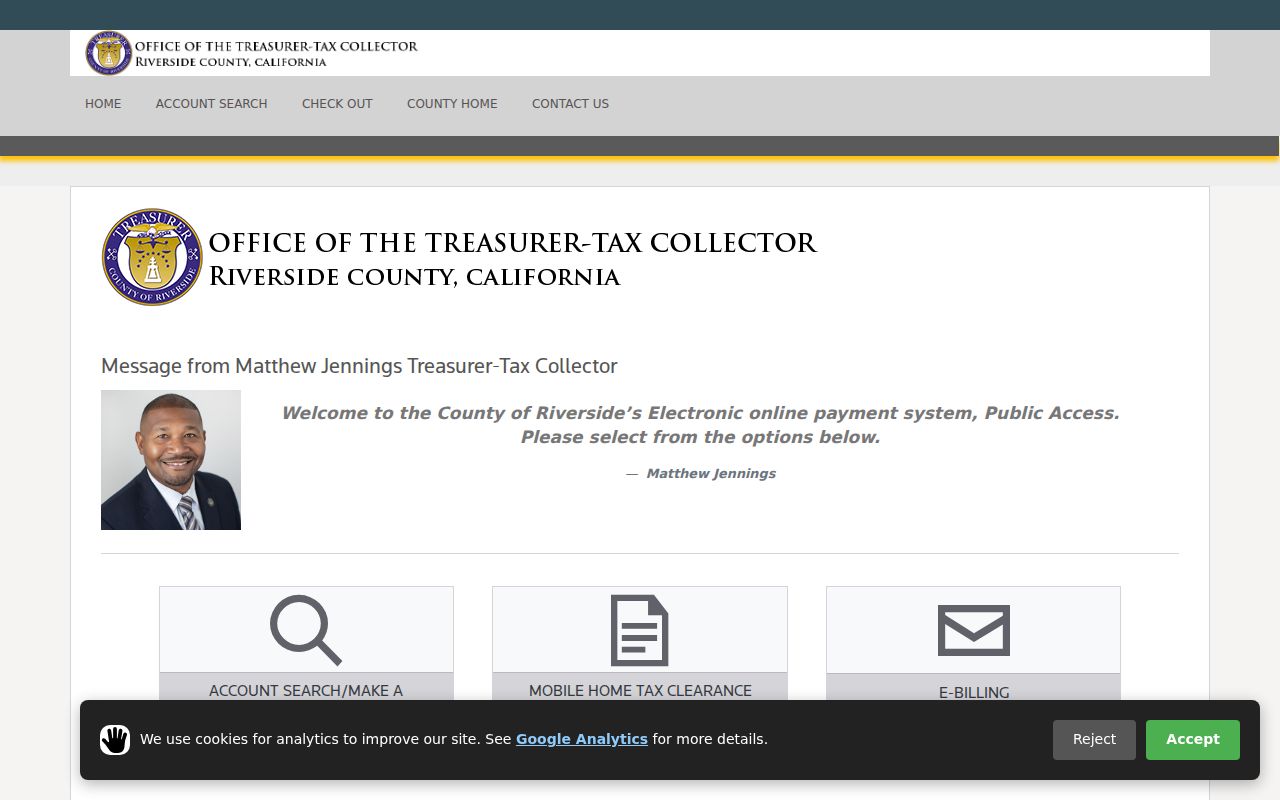 Coachella previous residents Riverside Treasurer Tax Collector lookup